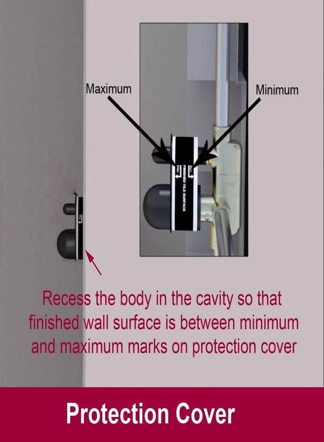 ALTON LEO13050 Brass Concealed Body High Flow Diverter Full Set With Bath Tub Spout And SS-304 Grade 8-INCH Overhead Shower, Chrome Finish - Image 5